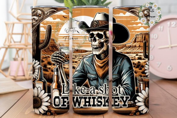 Like a Shot of Whisky Tumbler Wrap PNG