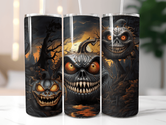 Pumpkins Halloween 20 Oz Tumbler Wrap